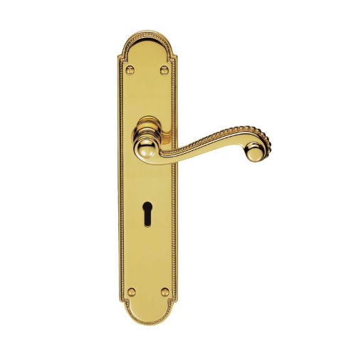 CHESHAM LEVER HANDLE ON LONG BACKPLATE